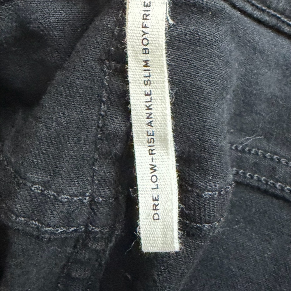 rag & bone Black Distressed Ankle Jeans - Picture 6 of 9